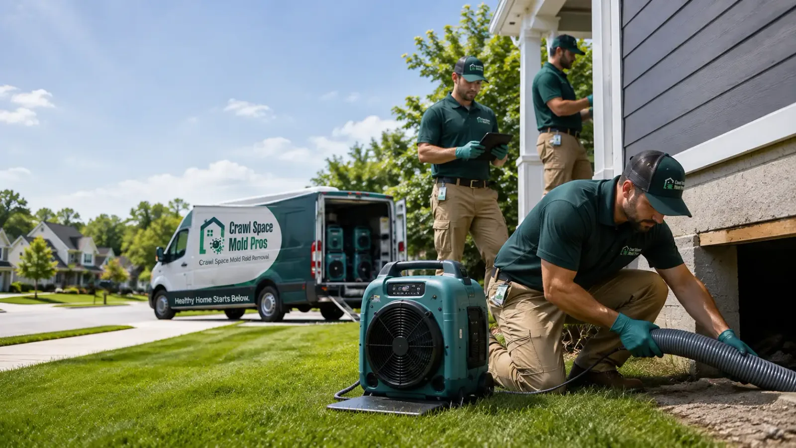 Crawl Space Mold Removal in Brady, NE